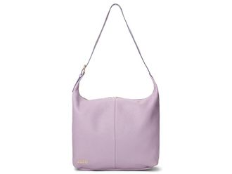 Ecco Large Hobo Bag Shoulder Handbags Lavender Mist Soft Pebbled Leather