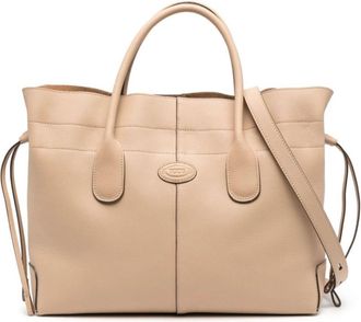 Tod's Beige Di Leather Satchel Bag