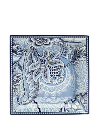 Etro Home bloom square trinket tray - Blue