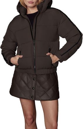 Alp N Rock Whitney Puffer Jacket in Coffee at Nordstrom, Size X-Small
