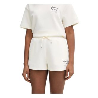 Karl Lagerfeld Dames, Korte broeken, Beige, Maat: M Katoen