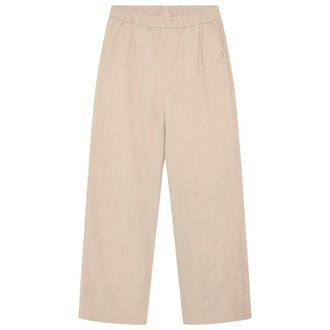Knowledge Cotton Apparel Posey Linen-Mix Pants Freizeithose f&uuml;r Damen | beige