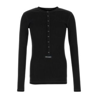 Dolce & Gabbana Hombre, Camisetas, Negro, Talla: L