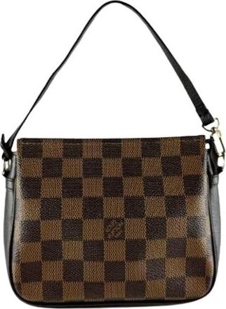 Louis Vuitton Pre-owned Trousse Make-up Pouch - Dames - Vintage Schoudertas - Bruin - ONE Size - Vintage