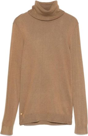 Ralph Lauren Zoe Long Sleeve Pullover - Dames - Coltruien - Bruin - 2XL - Truien & Vesten