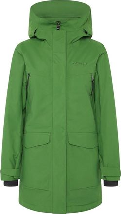 Didriksons 1913 Felia Parka - Dames - Parka Jassen - Groen - 3XL - Leer - Jassen
