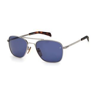 David Beckham Gray Metal Mens Sunglasses
