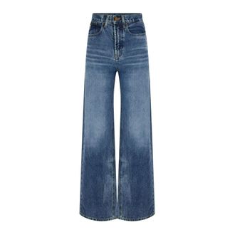 Lois Skater Wijde Jeans - Dames - Jeans - Blauw - Maat: W27 Denim