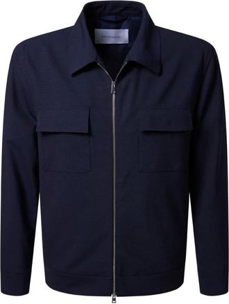 Baldessarini Herenjas met tweewegritssluiting - Heren - Zomerjassen - Blauw - L - Wol - Jassen