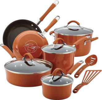 Rachael Ray Cucina Nonstick Cookware Set, 12 Piece