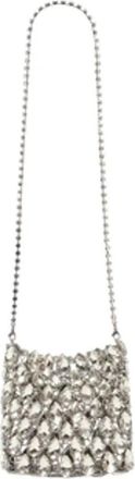 Self Portrait Crystal Mini Crossbody - Dames - Schoudertassen - Grijs - ONE Size - Tassen