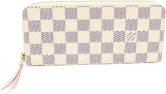 Louis Vuitton Pre-owned Wallets, female, White, Size: ONE SIZE Pre-owned Canvas Wallet