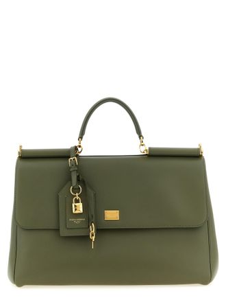 Dolce & Gabbana Bicolor Calfskin Womens Handbag