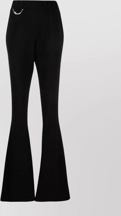 Dsquared2 flared trousers featuring chain detail