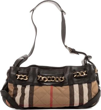 Burberry Borsa a spalla a quadri - Toni neutri