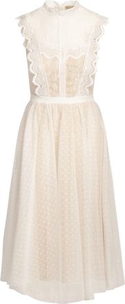 Apart Fashion ApartFashion Womens Apart Lace and Tulle Cocktail Dress Special Occasion, White, L