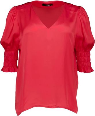 Ibana Teva Blouse - Dames - Blouses - Rood - M - Overhemden