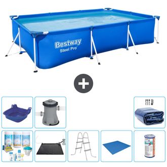 Bestway Piscina Bestway Steel Pro Rectangular - 300x201x66 Cm - 7-piezas S22256