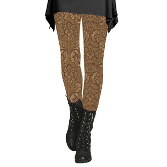 Generic High Waisted Leggings for Women Boho Retro Print Yoga Leggings Elasticated Waist Opaque Tummy Control Legging Buttery Soft Workout Gym Yoga Stretchy P