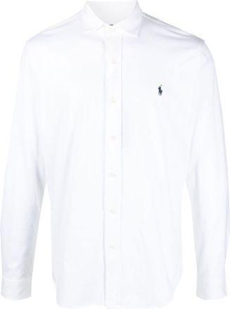 Polo Ralph Lauren embroidered polo-pony shirt - men - Cotton - L - White