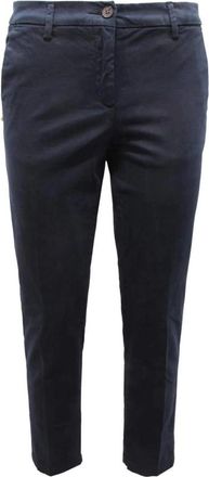 White Sand Audrei Wo Broek in Zwart - Dames - Slim Fit Broeken - Blauw - XS - Broeken