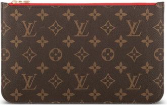 Louis Vuitton Pouch con zip e monogramma - Marrone