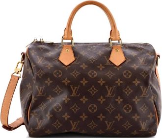 Louis Vuitton Speedy Bandouliere Bag Monogram Canvas 30 shoulder bag - Bruin