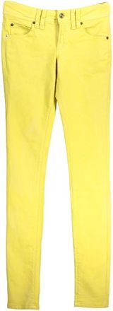 John Galliano Dames, Jeans, Geel, Maat: W24 Denim