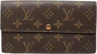 Louis Vuitton Pre-owned Long Wallet - Dames - Vintage Accessoires - Bruin - ONE Size - Vintage