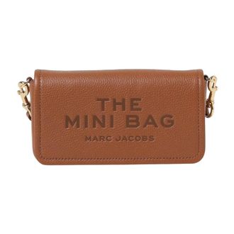 Marc Jacobs The Mini Bag - Dames - Tassen - Beige - Maat: ONE Size Leer