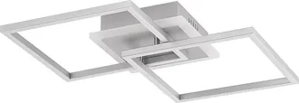 Lindby L&aacute;mpara De Techo Led fjardo En Gris Aluminio - Lindby