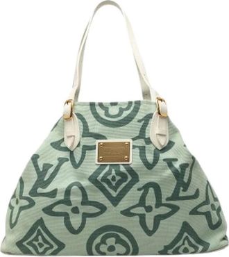 Louis Vuitton Pre-owned Tahitienne Cabas GM - Dames - Vintage Shopper - Groen - ONE Size - Vintage