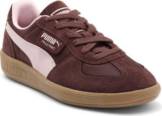 Puma Palermo Vintage Sneaker in Chocolate Brown/Gum at Nordstrom, Size 6.5