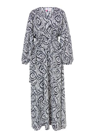 Izia Maxi-jurk met print Dames zwart
