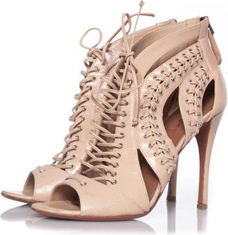 Alaia Alaia Veterschoenen met leren uitsnede