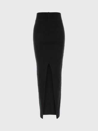Rick Owens High-Waisted Cashmere Blend Long Pencil Skirt