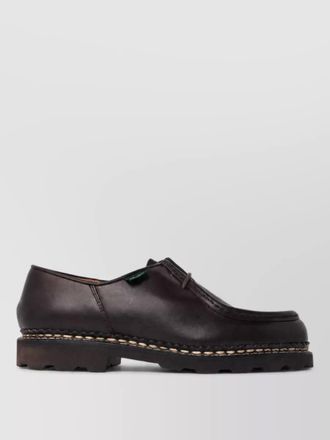 Paraboot leather derby shoes