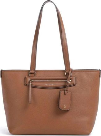 Michael Kors Jet Set Travel Medium Top-Zip Tote - Dames - Shoppers - Bruin - ONE Size - Leer - Tassen