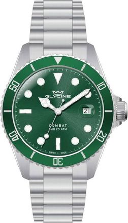 Glycine Combat Quartz Green Dial Mens Watch GL1063