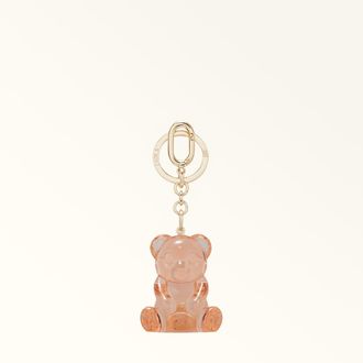 Furla Allegra Keyring Cipria Pink Transparent Plexiglass Woman