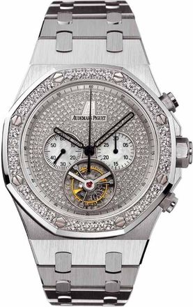 Audemars Piguet Royal Oak Diamond Chronograph 18 kt White Gold Mens Watch 26039BC.ZZ.1205BC.01