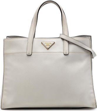 Prada Pre-owned Prada Saffiano Soft Triple Pocket Tote Ladies WAV7GMMC795MDJ46