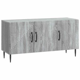 vidaXL Mueble De Tv Gris Sonoma 99 X 34,5 X 50 Cm Madera De Ingenier&iacute;a Vidaxl