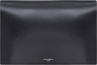Dolce & Gabbana Black Logo Large Crossbody Bag