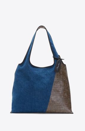 3.1 Phillip Lim Patchwork Denim Market Tote in Indigo Multi at Nordstrom