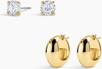 Electric Picks Electric Earring Set of 2 in Gold at Nordstrom