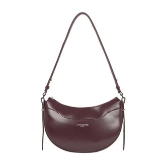 Lancaster Suave Ace Halvemaan Tas - Dames - Tassen - Paars - Maat: ONE Size Leer