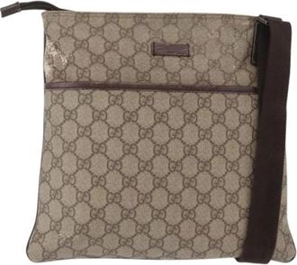 Gucci Pre-owned Cross Body Bags, female, Beige, Size: ONE SIZE Pre-owned Plastic Cross Body Bag