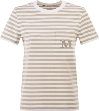 Max Mara Mxmobili gestreept jersey T-shirt