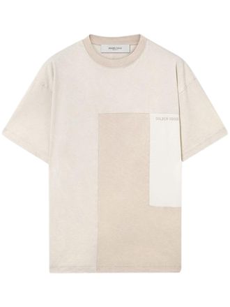 Golden Goose Patchwork Design Short-Sleeve T-Shirt with Relaxed Fit